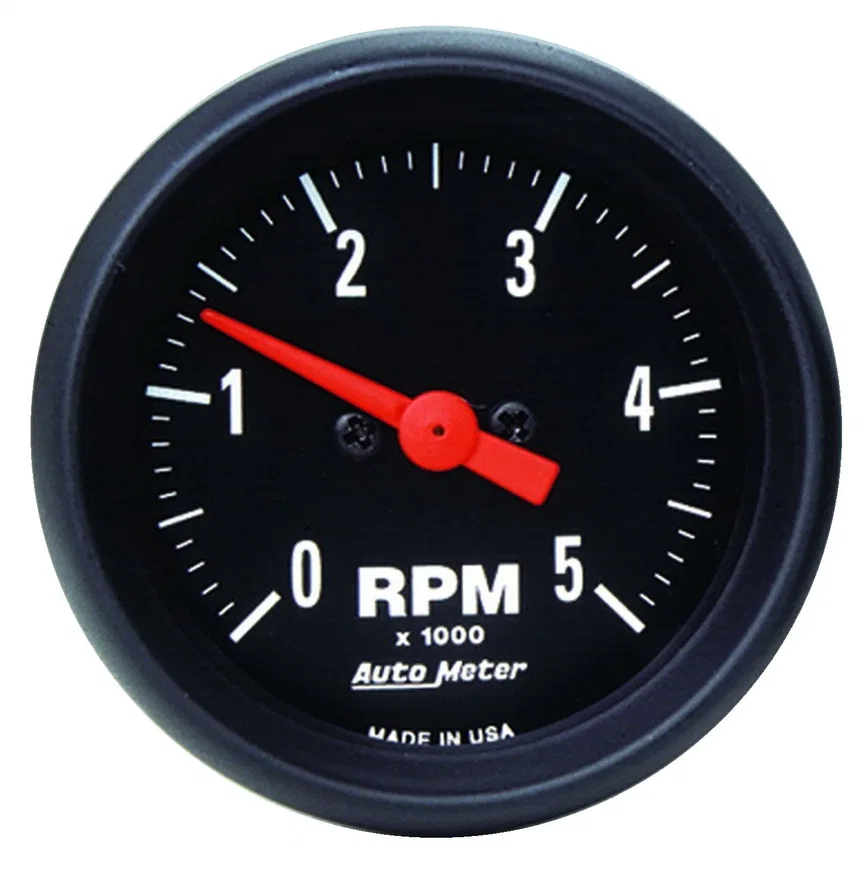 GAUGE; TACHOMETER; 2 1/16in.; 5K RPM; IN-DASH; Z-SERIES