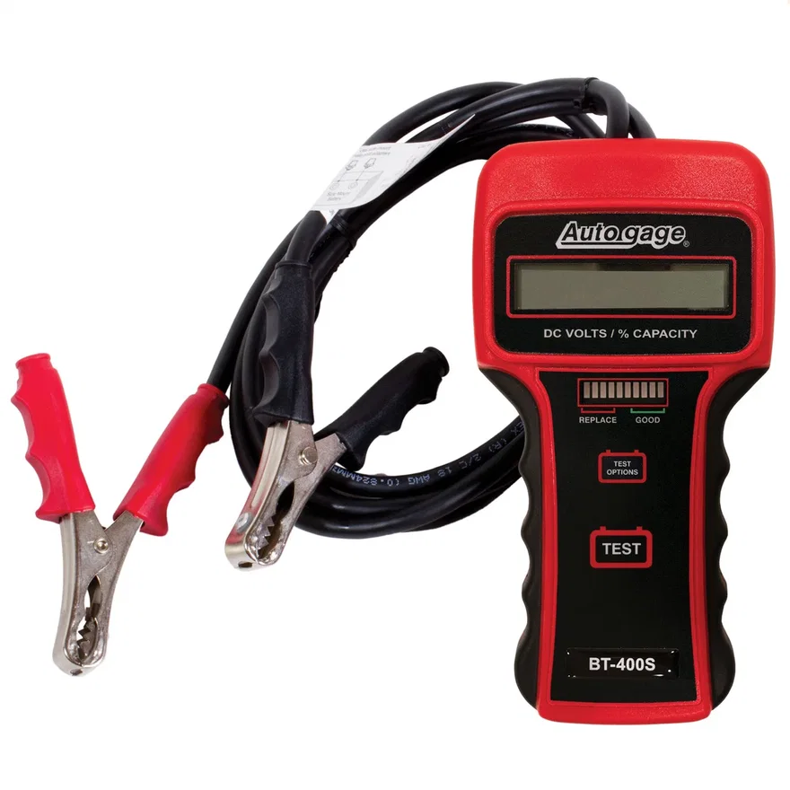 BATTERY TESTER; 12V HEAVY DUTY; AUTOGAGE