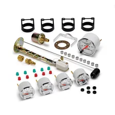 GAUGE KIT; 5 PC.; 3 1/8in./2 1/16in.; MECH. SPEEDO.; CHEVROLET HERITAGE BOWTIE image 1