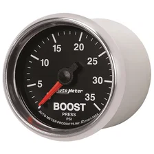 GAUGE; BOOST; 2 1/16in.; 35PSI; MECHANICAL; GS image 2