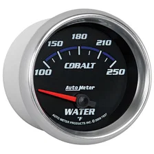 GAUGE; WATER TEMP; 2 5/8in.; 100-250deg.F; ELECTRIC; COBALT image 5