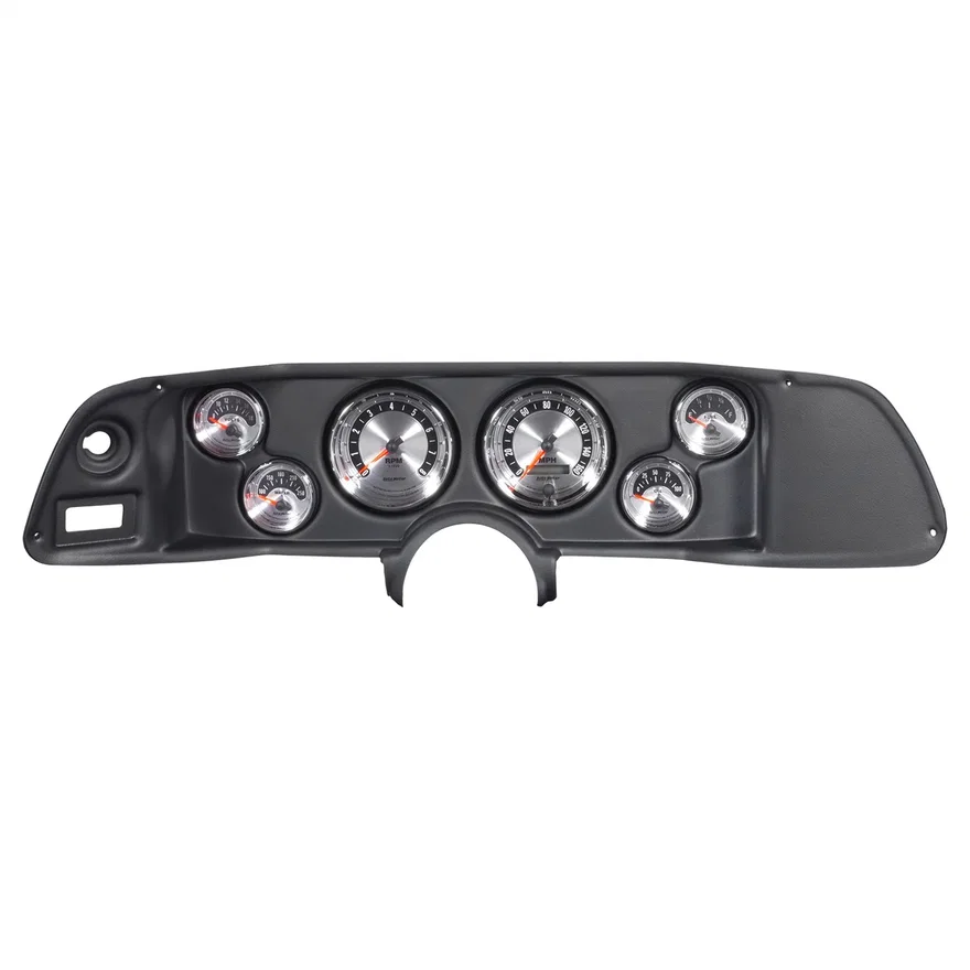 DIRECT FIT DASH KIT; CAMARO 70-78; TACH/MPH/FUEL/OILP/WTMP/VOLT; AMERICAN MUSCLE