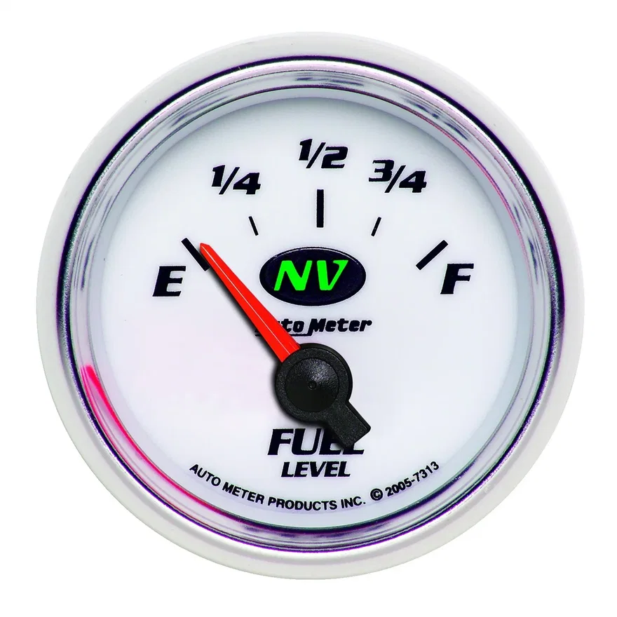 GAUGE; FUEL LEVEL; 2 1/16in.; 0OE TO 90OF; ELEC; NV