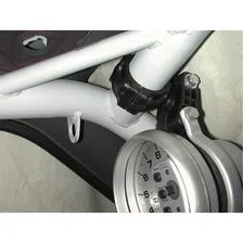 GAUGE MOUNT; ROLL POD FOR 1.625in. ROLL CAGE; FITS 5in. PEDESTAL TACH; BLACK image 2