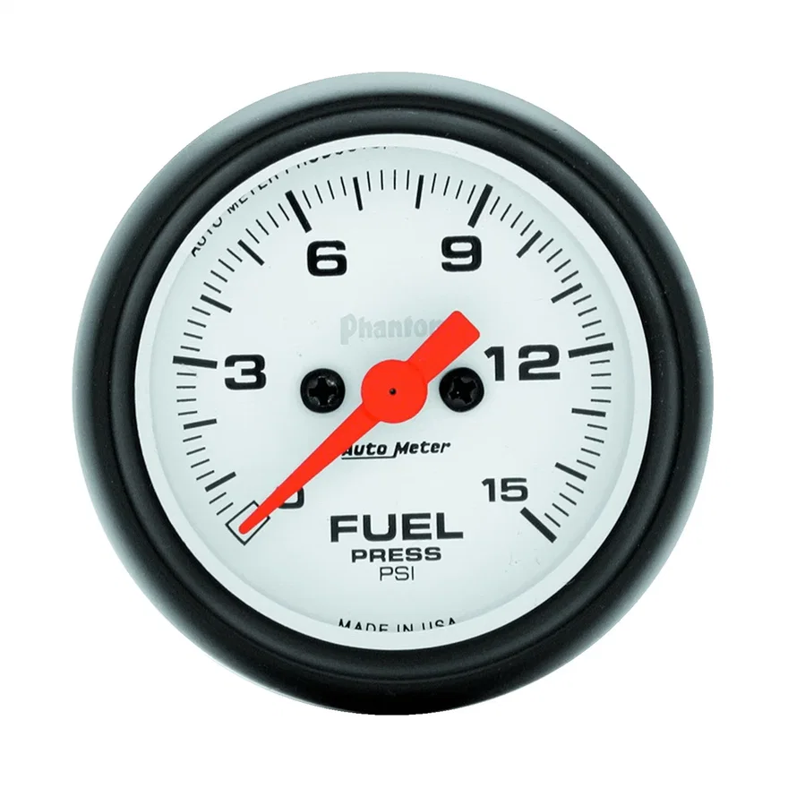 GAUGE; FUEL PRESSURE; 2 1/16in.; 15PSI; DIGITAL STEPPER MOTOR; PHANTOM