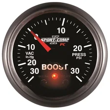 GAUGE; VAC/BOOST; 2 1/16in.; 30INHG-30PSI; STEPPER MOTOR W/PK/WRN; SPORT-COMP II image 4