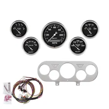 DIRECT FIT DASH KIT; NOVA 62-65; MPH/FUEL/OILP/WTMP/BAT; OTB for Chevrolet Chevy II image 1