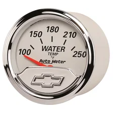GAUGE; WATER TEMP; 2 1/16in.; 250deg.F; ELEC; CHEVROLET HERITAGE BOWTIE image 3