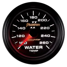GAUGE; WATER TEMP; 2 1/16in.; 100-260deg.F; DIGITAL STEPPER MOTOR; PHANTOM II image 2