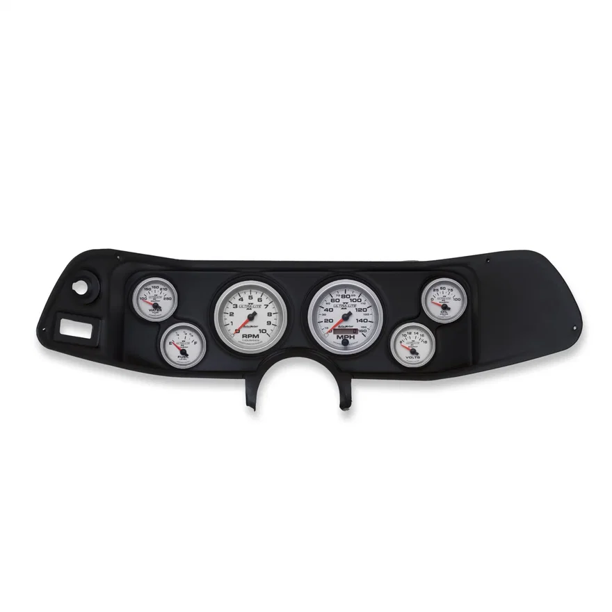 DIRECT FIT DASH KIT; CAMARO 70-78; TACH/MPH/FUEL/OILP/WTMP/VOLT; ULTRA-LITE II