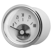 GAUGE; OIL PRESS; 2 1/16in.; 100PSI; ELEC; PRESTIGE PEARL image 2