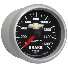 GAUGE; BRAKE PRESS; 2 1/16in.; 1600PSI; DIGITAL STEPPER MOTOR; CHEVY GOLD BOWTIE image 5