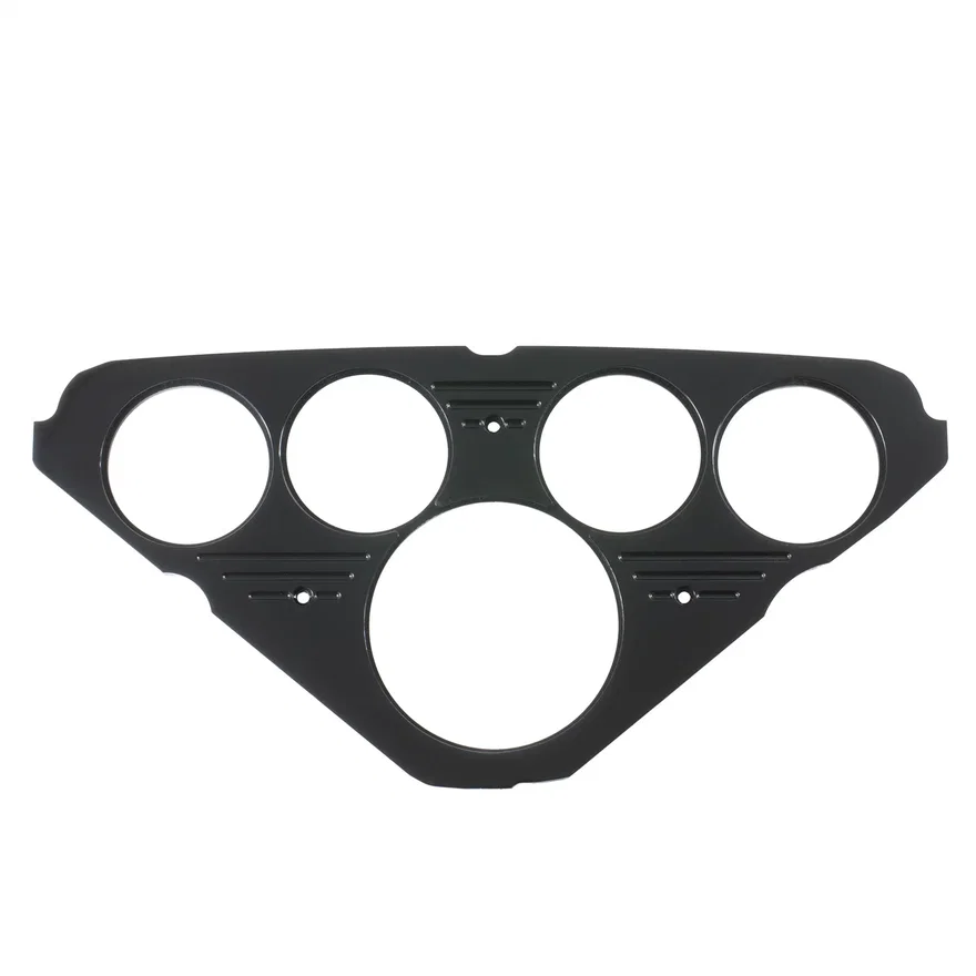 DASH PANEL; CHEVY TRUCK 55-59; 1 X 3-1/8in.; 4 X 2-1/16in.; BLACK