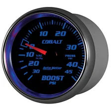 GAUGE; VAC/BOOST; 2 5/8in.; 30INHG-45PSI; MECHANICAL; COBALT image 3