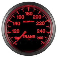 GAUGE; TRANS TEMP; 2 1/16in.; 260deg.F; STEPPER MOTOR W/PEAK/WARN; ELITE image 6