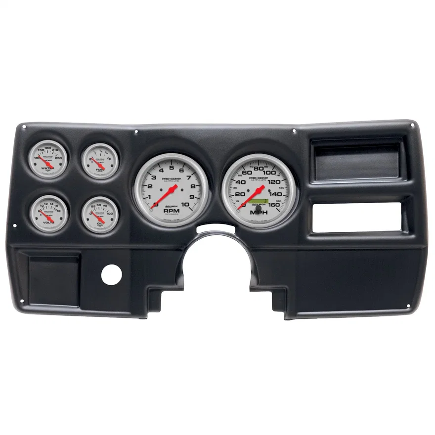 DIRECT FIT DASH KIT; (5in. X2; 2 1/16in. X4); CHEVY/GMC TRUCK NO VENT 84-87; ULT