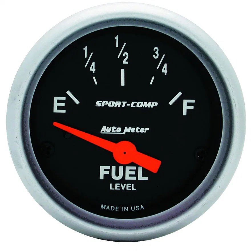 GAUGE; FUEL LEVEL; 2 1/16in.; 0OE TO 30OF; ELEC; SPORT-COMP