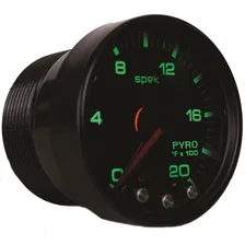 GAUGE; PYRO. (EGT); 2 1/16in.; 2000deg.F; STEPPER MOTOR W/PEAK/WRN; BK/SMK/BK; S image 2