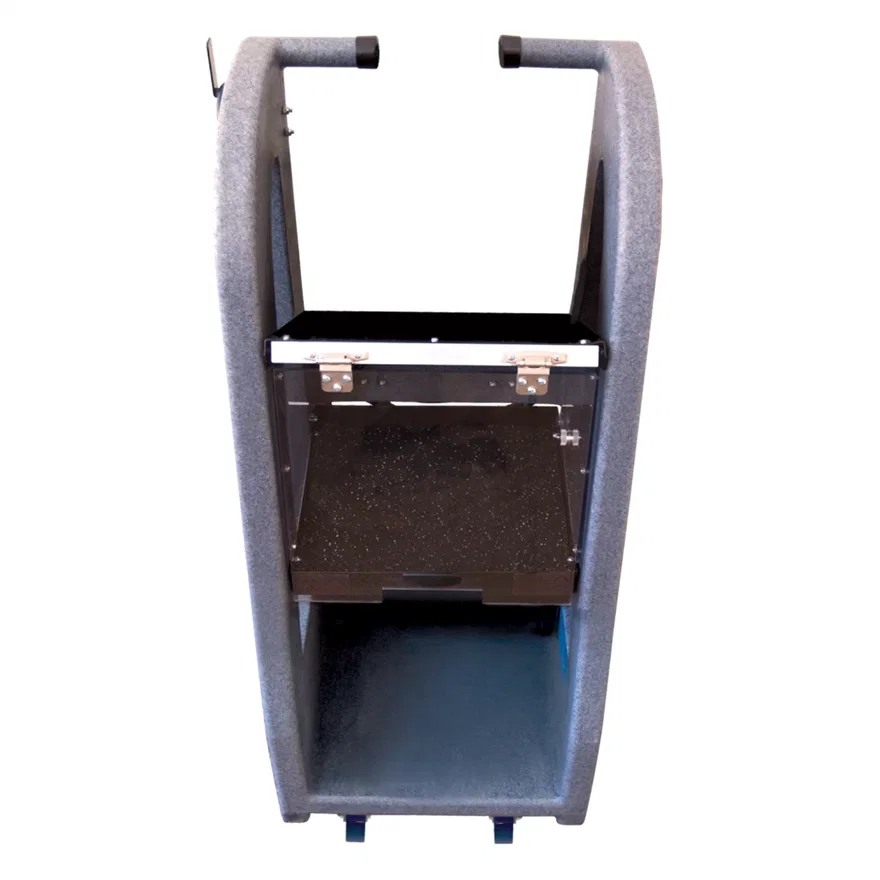 EQUIPMENT STAND; HEAVY-DUTY; FRONT CASTERS