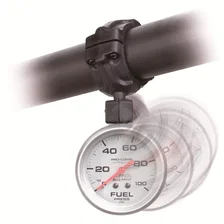 GAUGE MOUNT; ROLL POD FOR 1.75in. ROLL CAGE; FITS 2 5/8in. GAUGE; BLACK image 3