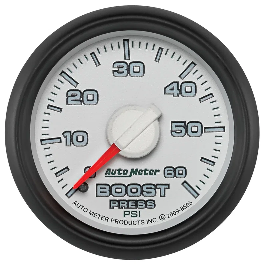 GAUGE; BOOST; 2 1/16in.; 60PSI; MECHANICAL; RAM GEN 3 FACTORY MATCH for Dodge