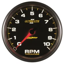 GAUGE; TACHOMETER; 5in.; 10K RPM; IN-DASH; ULTRA-LITE II image 4