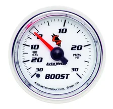 GAUGE; VAC/BOOST; 2 1/16in.; 30INHG-30PSI; MECHANICAL; C2 image 1