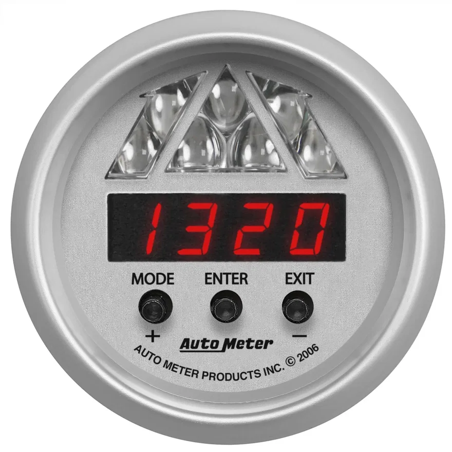GAUGE; SHIFT LIGHT; DIGITAL RPM W/MULTI-COLOR LED LIGHT; DPSS LEVEL 2; UL