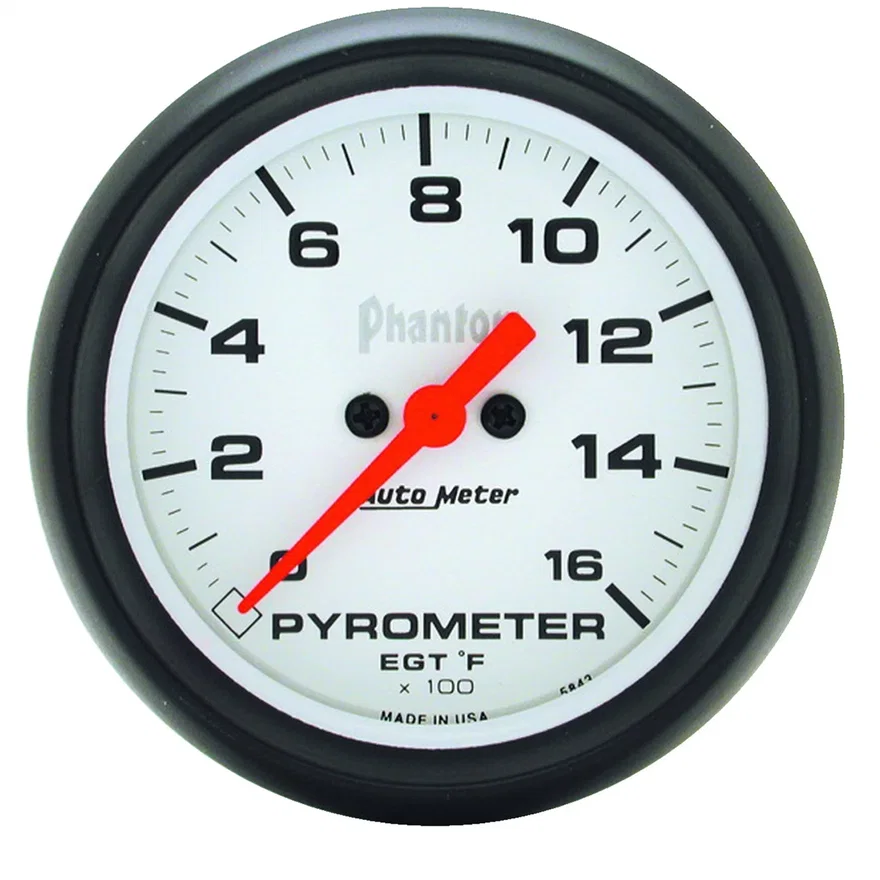 GAUGE; PYROMETER (EGT); 2 5/8in.; 1600deg.F; DIGITAL STEPPER MOTOR; PHANTOM