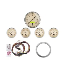 DIRECT FIT DASH KIT; CHEVY CAR 59-60; MPH/FUEL/OILP/WTMP/BAT; AB image 1