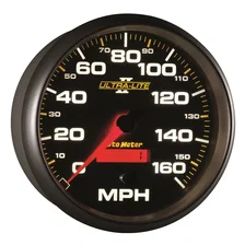 GAUGE; SPEEDOMETER; 5in.; 160MPH; ELEC. PROGRAMMABLE; ULTRA-LITE II image 6