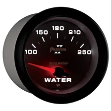 GAUGE; WATER TEMP; 2 5/8in.; 100-250deg.F; ELECTRIC; PHANTOM II image 6