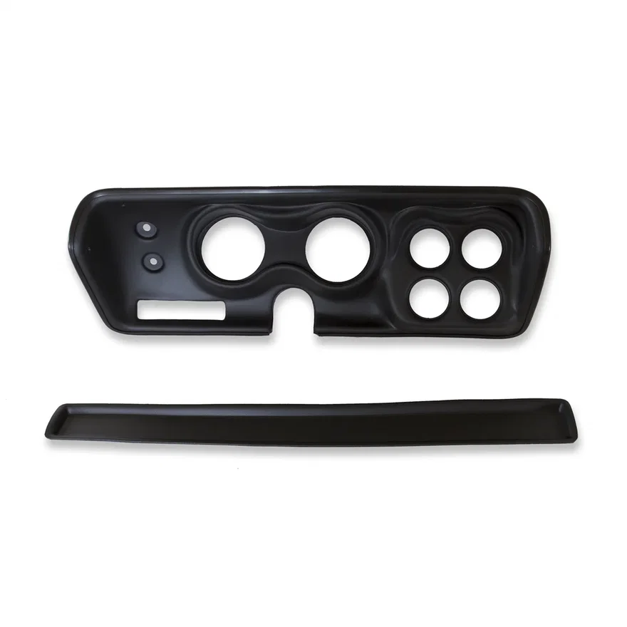 DIRECT FIT DASH KIT; BBODY/CHRGR/GTX/RDRNR/SAT 71-74; RPM/MPH/FUEL/OILP/WTMP/BAT
