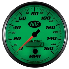 GAUGE; SPEEDOMETER; 5in.; 160MPH; ELEC. PROGRAMMABLE; NV image 3