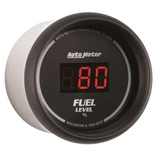 GAUGE; FUEL LEVEL; 2 1/16in.; 0-280O PROGRAM.; DIGITAL; BLACK DIAL W/RED LED image 3