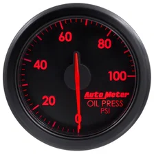 2-1/16in. OIL PRESS; 0-100 PSI; AIRDRIVE; BLACK image 3