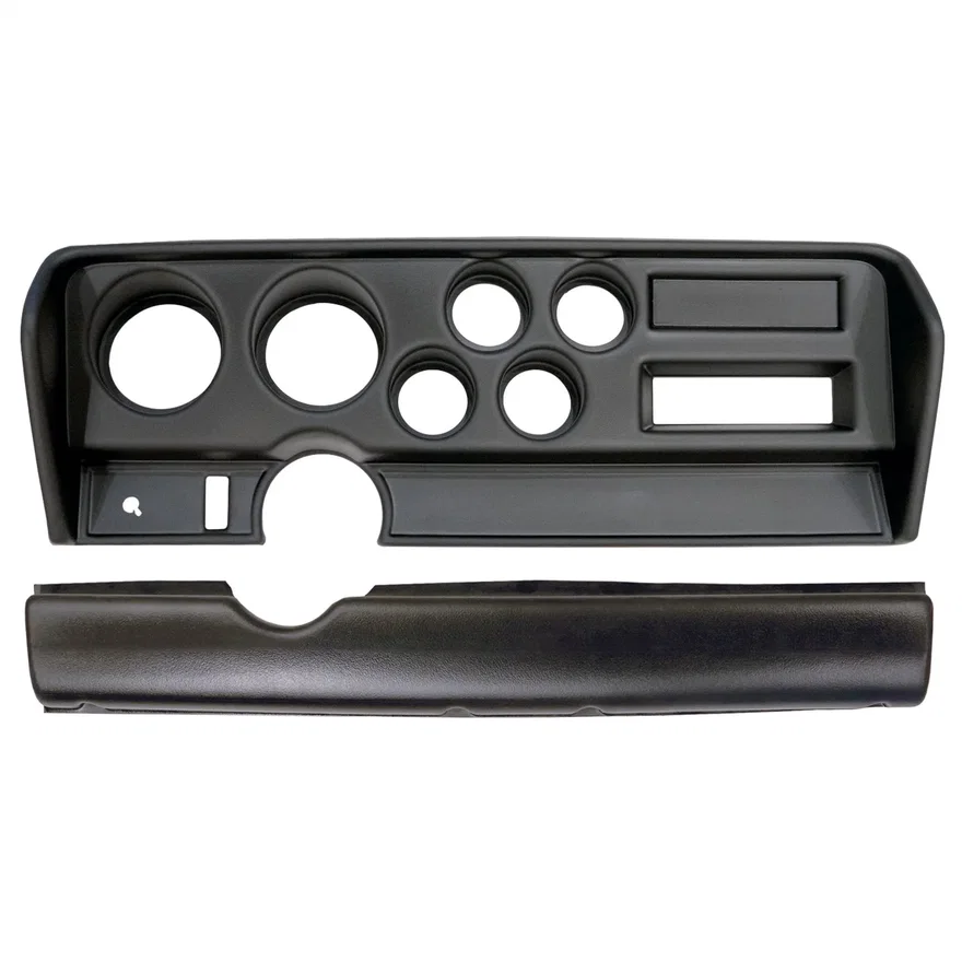GAUGE MOUNT; DIRECT FIT; (3 3/8in. X2; 2 1/16in. X4); PONTIAC GTO NO AC 70-72