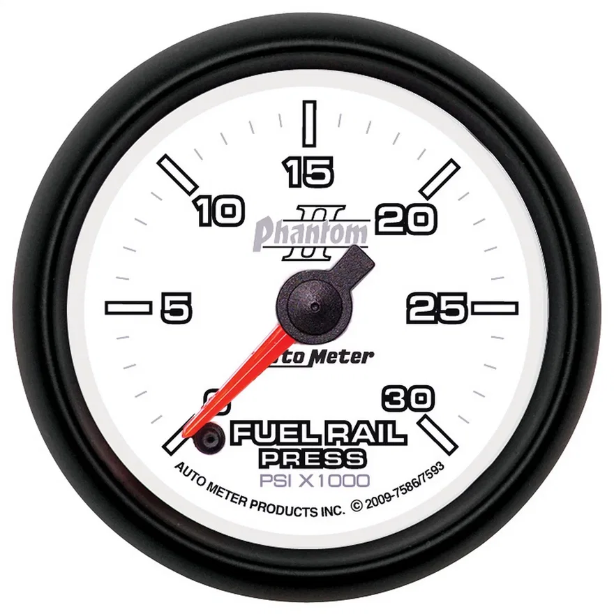 GAUGE; RAIL PRESSURE (RAM 5.9L); 2 1/16in.; 30KPSI; DIGITAL STPR MTR; PHANTOM II