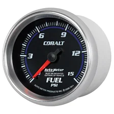 GAUGE; FUEL PRESSURE; 2 5/8in.; 15PSI; MECHANICAL; COBALT image 2