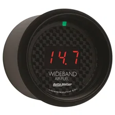 GAUGE; AIR/FUEL RATIO-WIDEBAND; STREET; 2 1/16in.; 10:1-17:1; DIGITAL; GT image 6