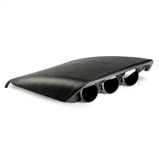 GAUGE MOUNT; DASH TOP; TRIPLE; 2 1/16in.; BLACK; FORD MUSTANG 05-09 S197 image 2