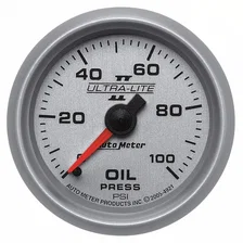 GAUGE; OIL PRESSURE; 2 1/16in.; 100PSI; MECHANICAL; ULTRA-LITE II image 1