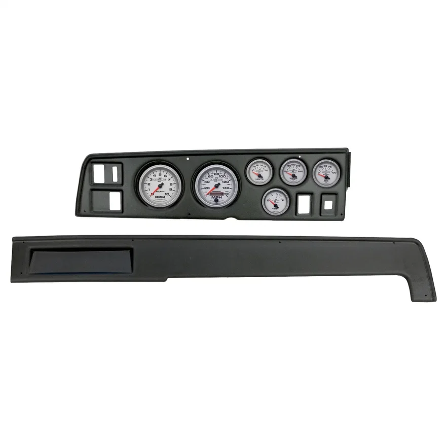 DIRECT FIT DASH KIT; (3 3/8in. X2; 2 1/16in. X4); DODGE CHARGER 68-70; ULTRA-LIT