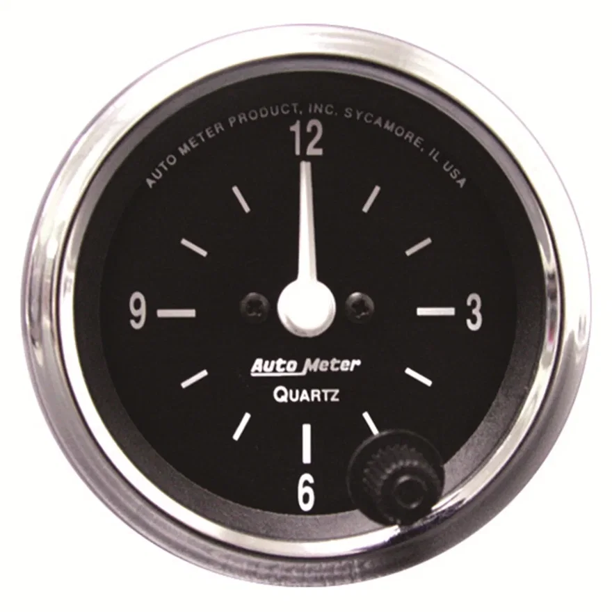 GAUGE; CLOCK; 2 1/16in.; 12HR; ANALOG; COBRA