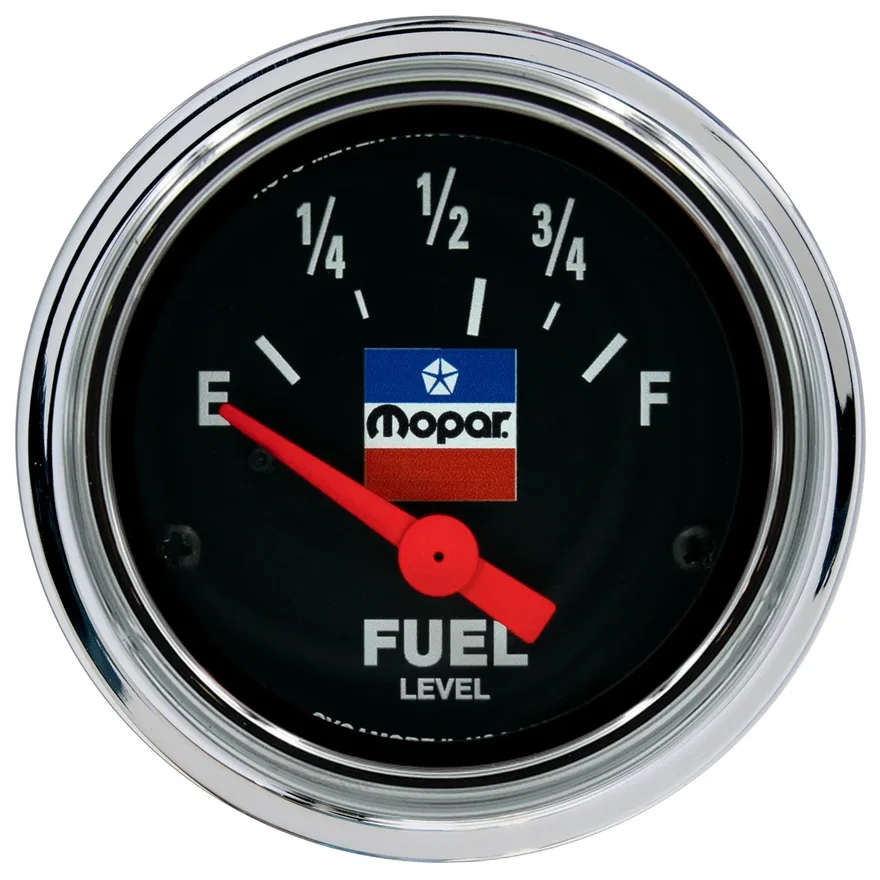 GAUGE; FUEL LEVEL; 2-1/16in.; 73 E/8-12 F; ELEC; MOPAR CLASSIC