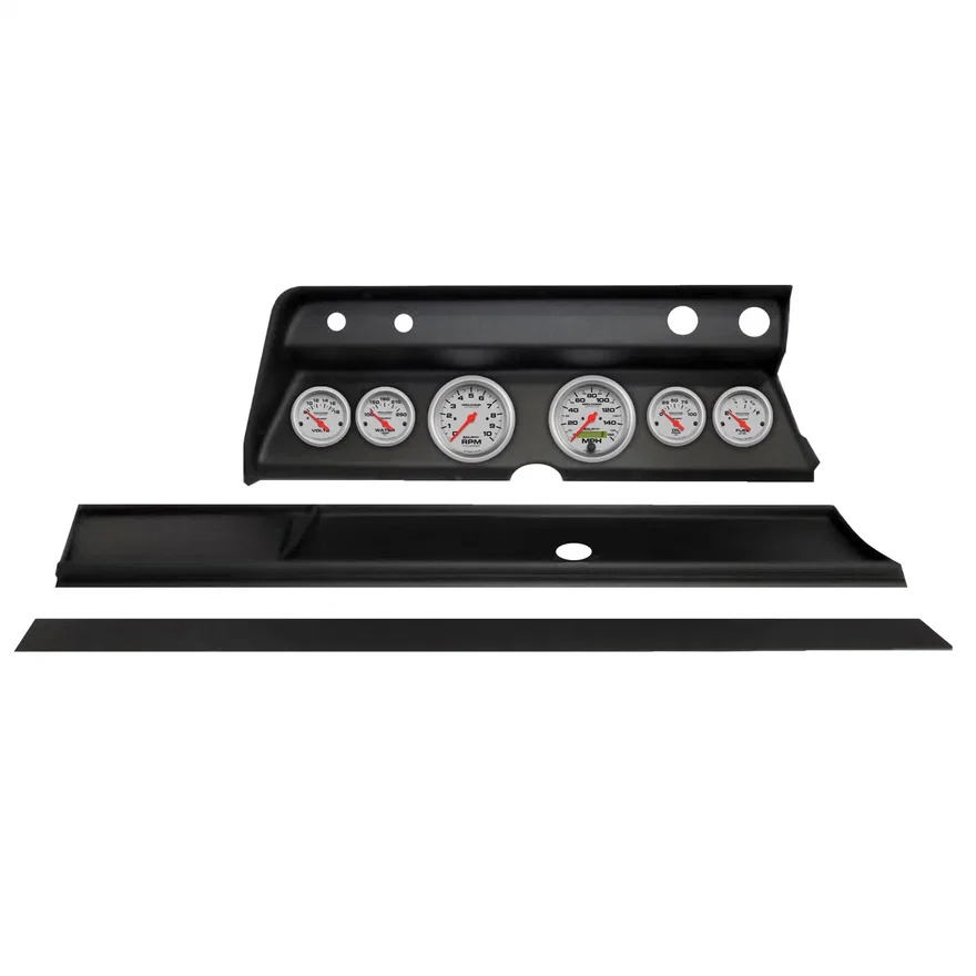 DIRECT FIT DASH KIT; (3 3/8in. X2; 2 1/16in. X4); CHEVY CHEVELLE 66; ULTRA-LITE