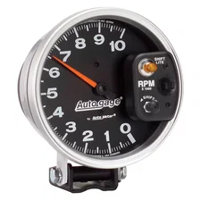 GAUGE; TACHOMETER; 5in.; 10K RPM; PEDESTAL W/INT. SHIFT LIGHT; BLACK; AUTO GAGE image 3