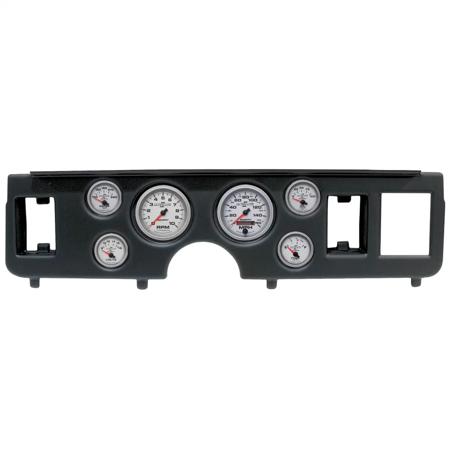 DIRECT FIT DASH KIT; (3 3/8in. X2; 2 1/16in. X4); FORD MUSTANG 79-86; ULTRA-LITE