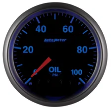 GAUGE; OIL PRESS; 2 1/16in.; 100PSI; STPR MTR W/PK/WRN; ELITE; W/O PRO-CONTROL image 2