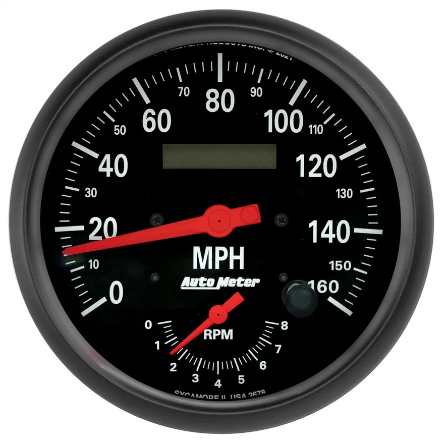 GAUGE; TACH/SPEEDO; 5in.; 160MPH/8K RPM; ELEC. PROGRAM.; Z-SERIES